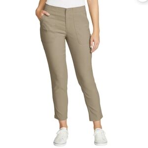 Eddie Bauer Horizon Straight Ankle Pants Biege